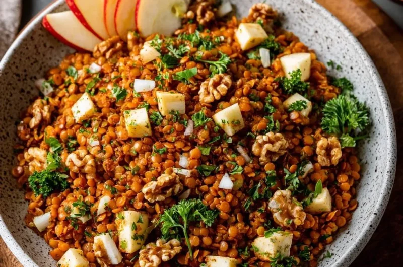 Spiced Autumn Lentil Salad