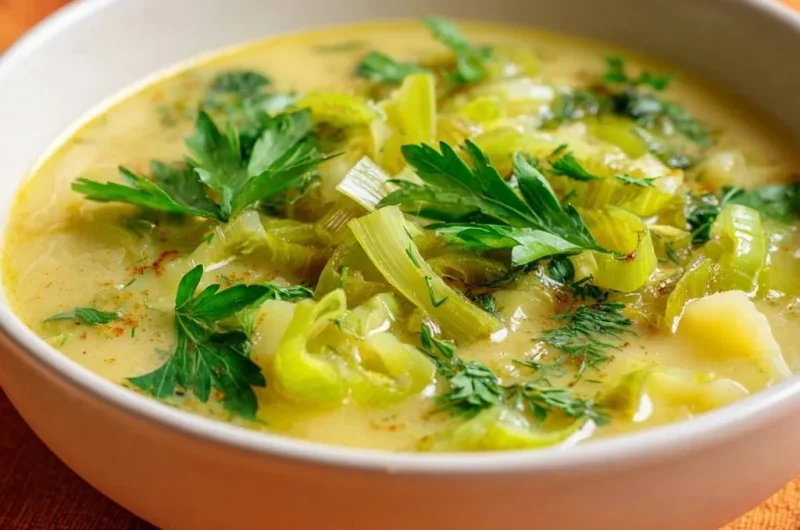 Creamy Potato Leek Soup