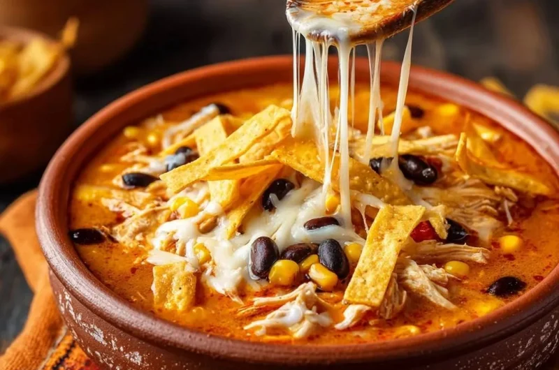 Creamy Chicken Tortilla Soup