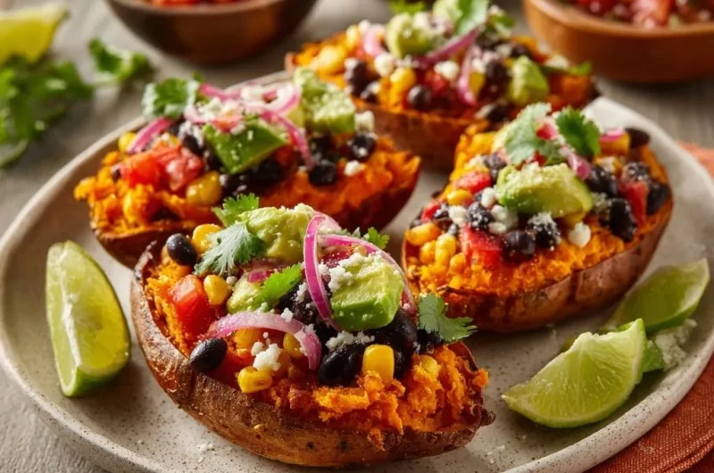 Mexican Loaded Sweet Potatoes