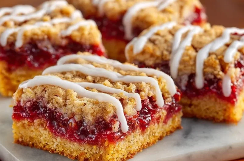Raspberry Crumb Bars