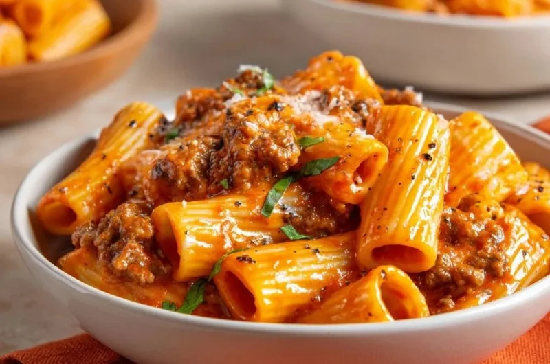 Rigatoni with Beef Ragu