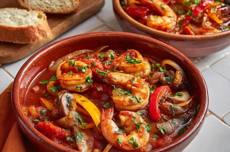 Rustic Shrimp Bell Pepper Stew