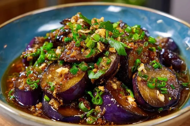 Spicy Garlic Eggplant