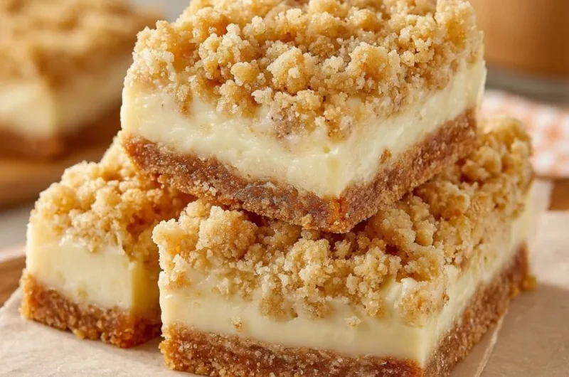 Streusel Cheesecake Bars