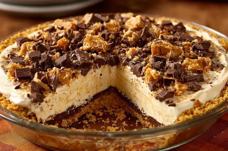 Chocolate Toffee Cream Pie