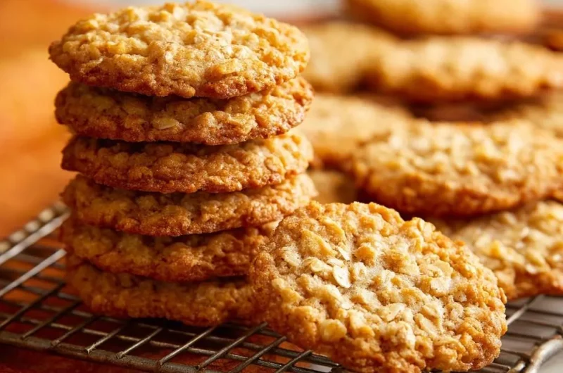 Thick Chewy Oatmeal Cookies