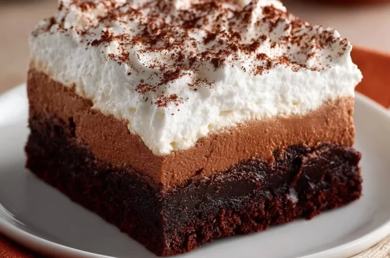 Triple Chocolate Layer Bars