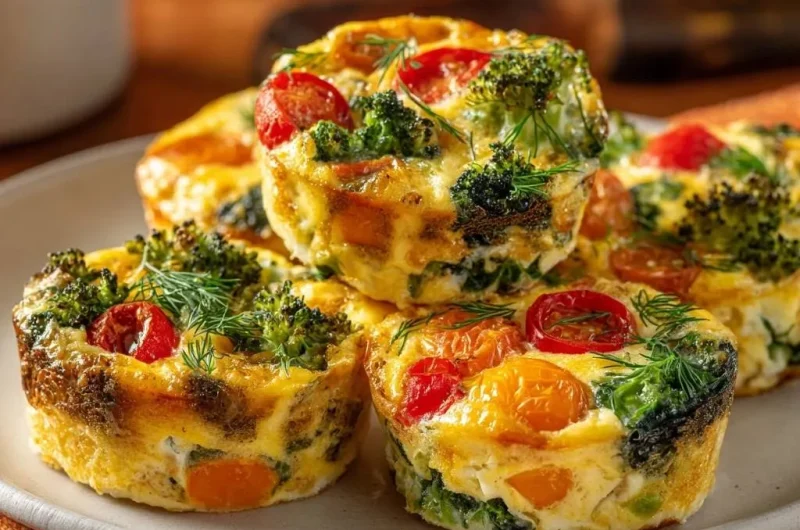 Veggie-Packed Broccoli Egg Muffins
