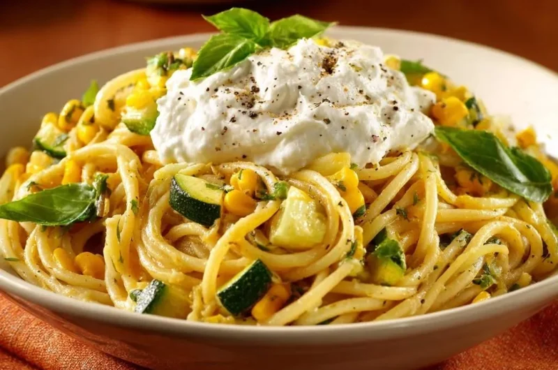 Zucchini Corn Pasta
