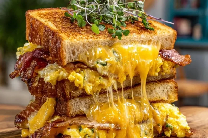 Bacon Egg Cheese Stack