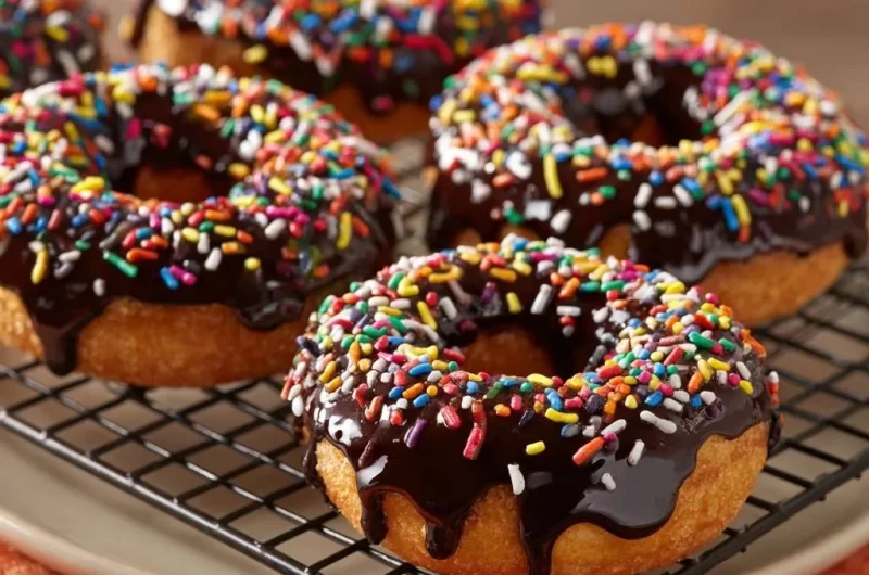 Chocolate Sprinkle Donuts