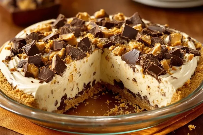 Chocolate Toffee Cream Pie