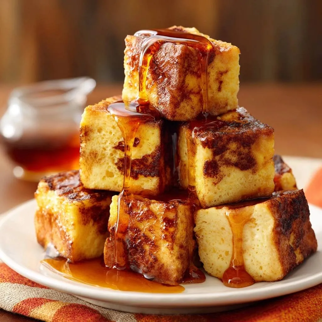 Cinnamon French Toast Stacks with Crispy Edges - recipe image