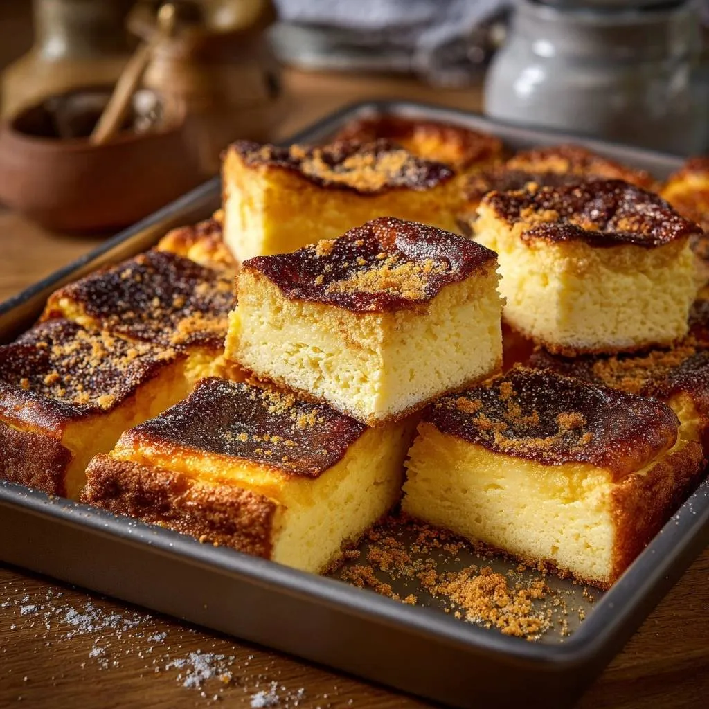 Crème Brûlée Bars: No-Water-Bath Perfection - recipe image