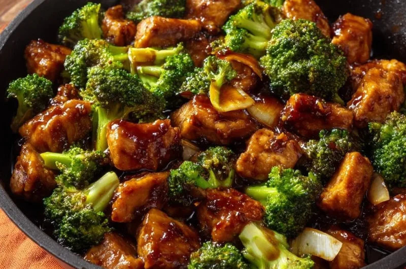 Garlic Ginger Chicken Broccoli