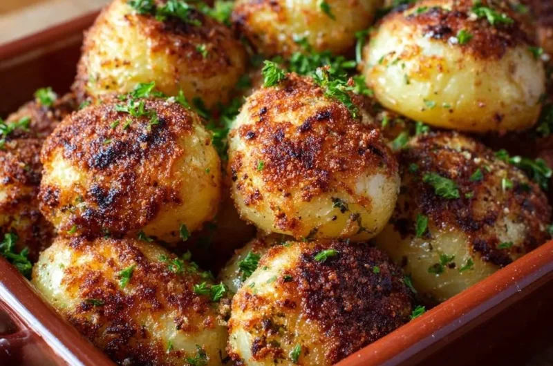 Garlic Parmesan Roasted Potatoes