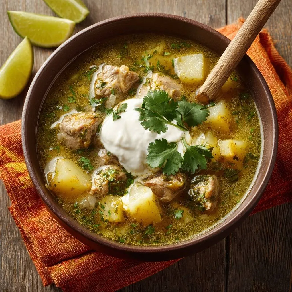 Green Chicken Potato Stew: Tender, Vibrant Comfort - recipe image