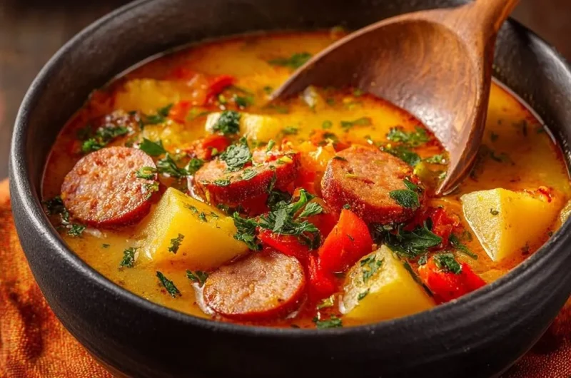 Smoked Sausage Potato Soup