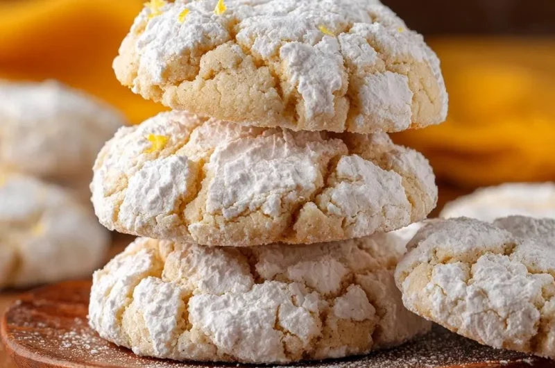 Lemon Crinkle Cookies
