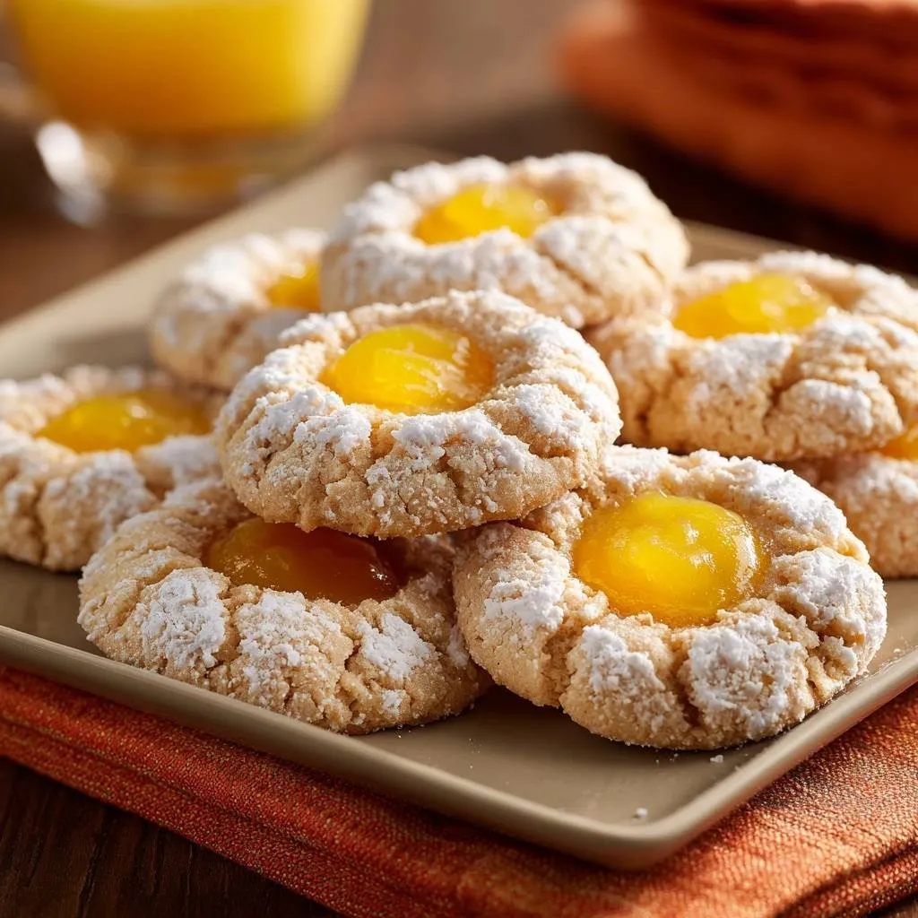 Orange Marmalade Thumbprint Cookies: Crisp Indents, No Overflow - recipe image