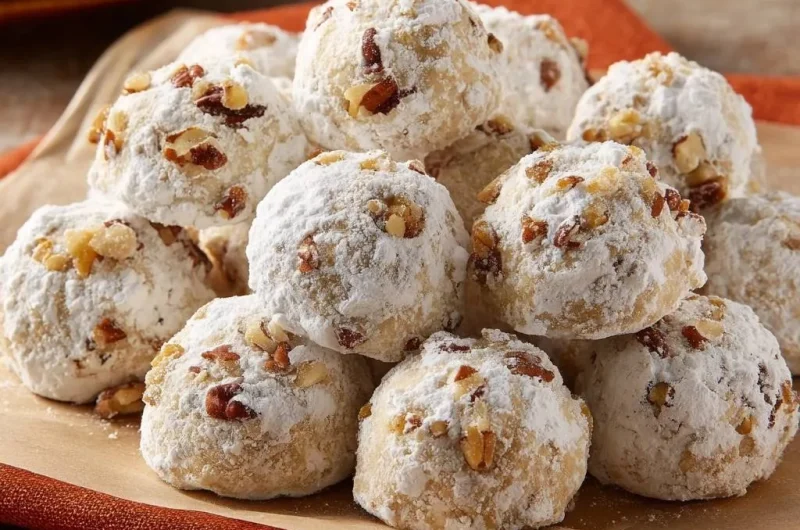 Pecan Snowball Cookies