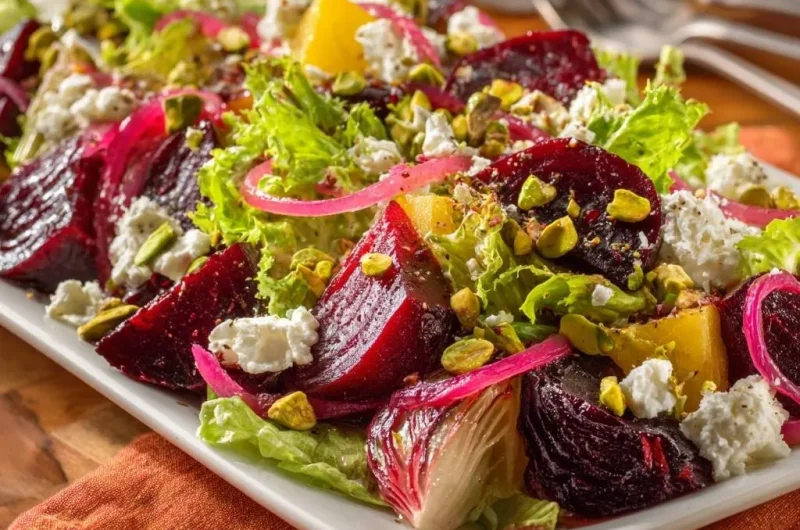 Roasted Beet Pineapple Salad