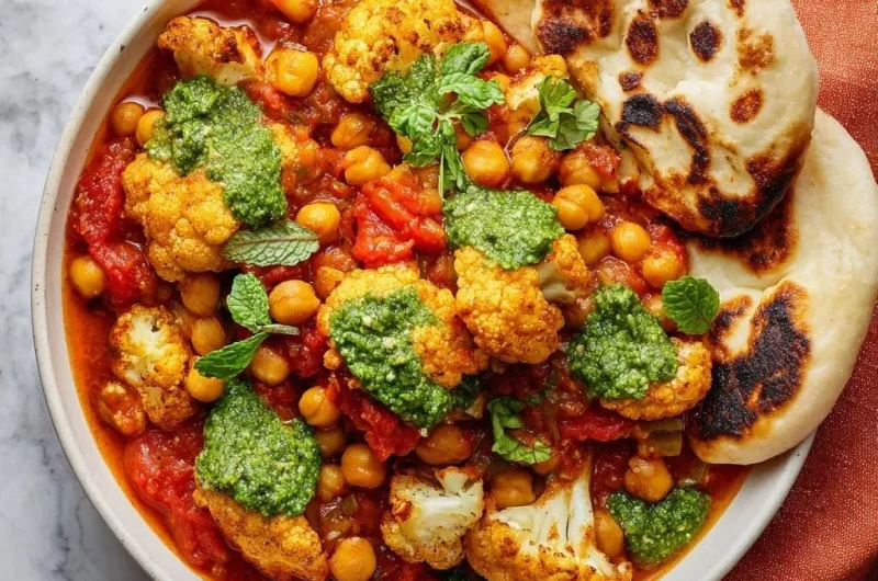 Cauliflower Chickpea Curry