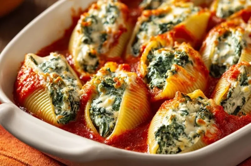 Spinach Ricotta Stuffed Shells