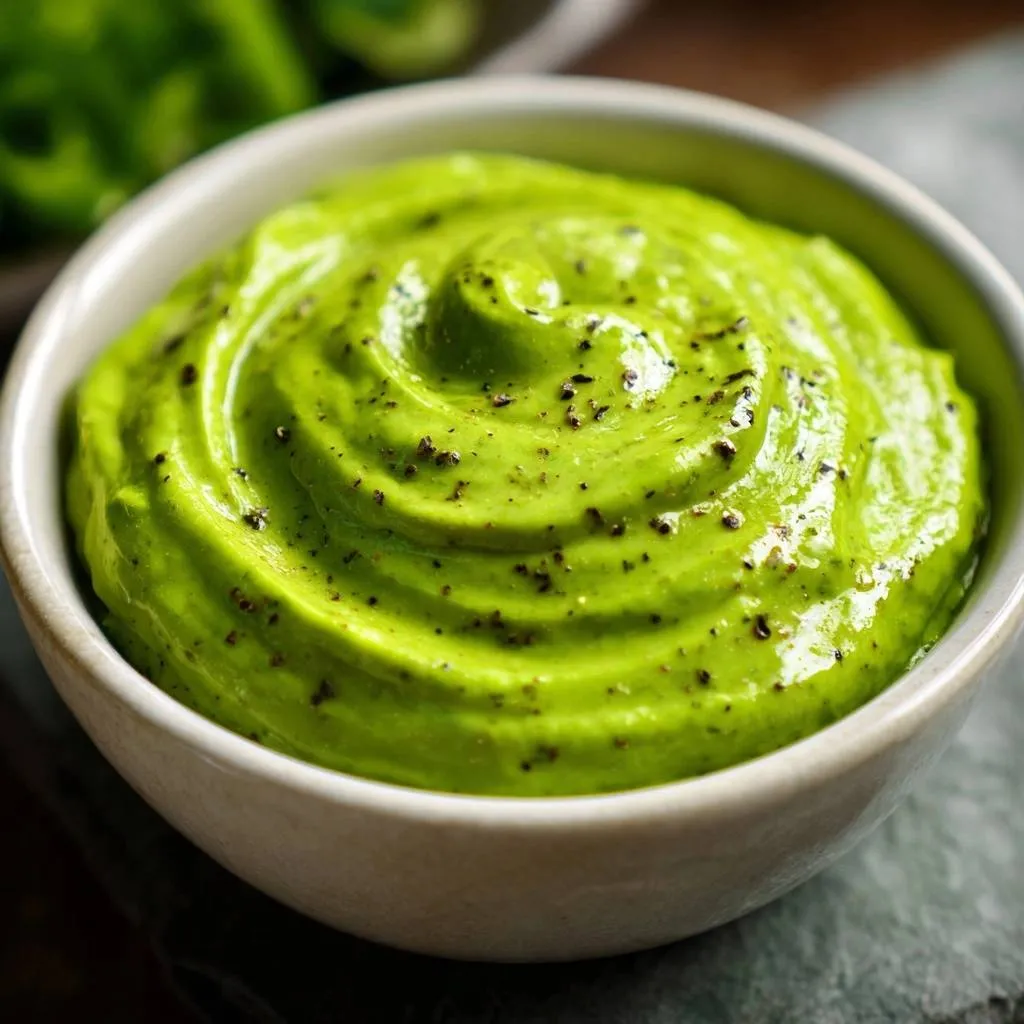 The Science of Vibrant Creamy Avocado Herb Dip - recipe image