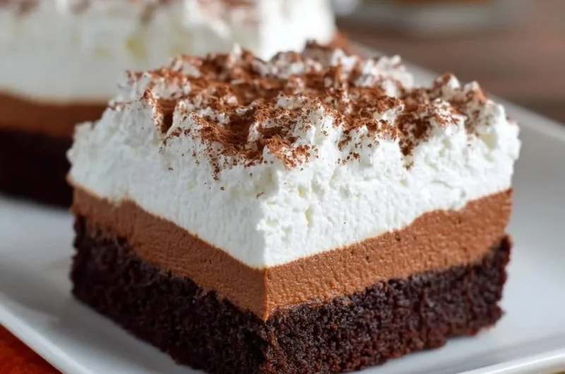 Triple Chocolate Layer Bars