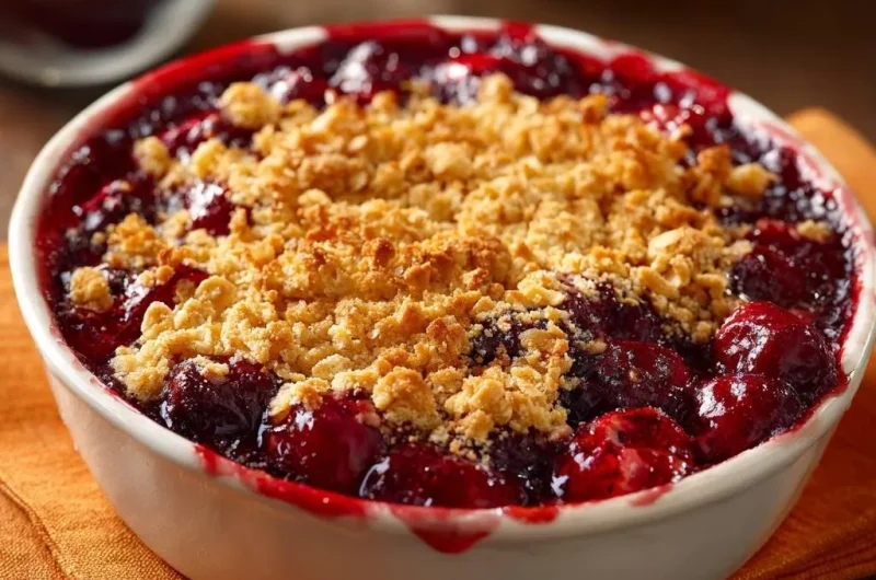 Cherry Crumble