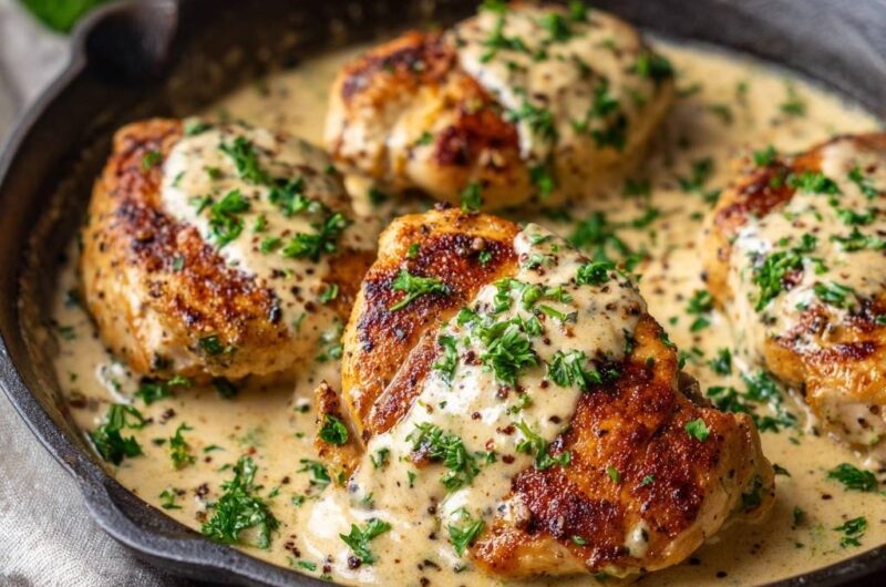 Creamy Garlic Skillet Chicken