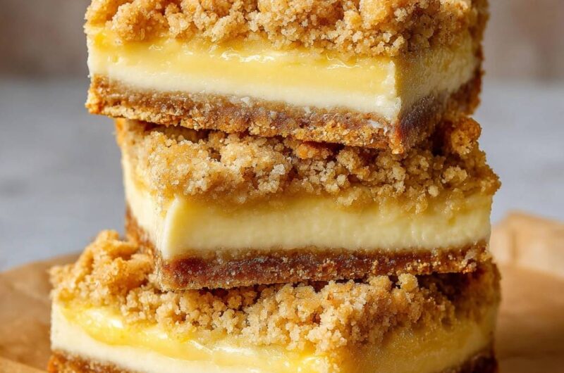 Creamy Lemon Crumble Bars