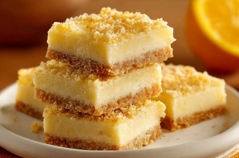 Creamy Orange Zest Bars