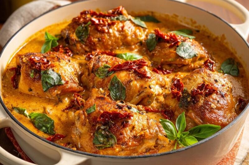 Creamy Sun-Dried Tomato Chicken Thighs