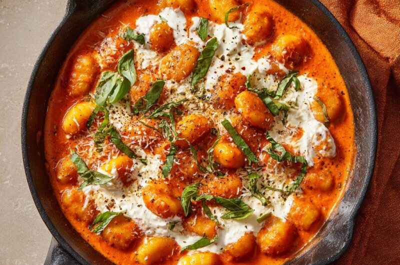 Creamy Tomato Skillet Gnocchi
