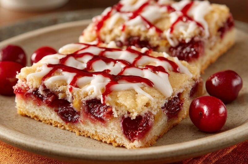Glazed Cherry Pie Bars