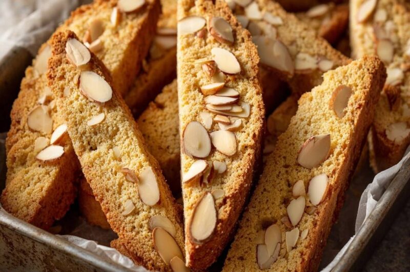 Golden Almond Biscotti