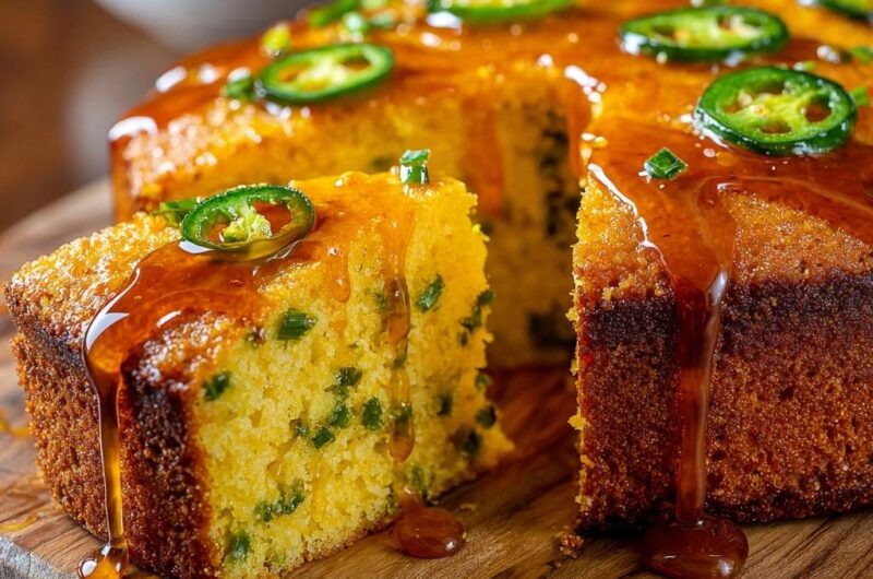 Hot Honey Jalapeño Cornbread