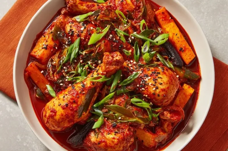 Spicy Korean Braised Chicken