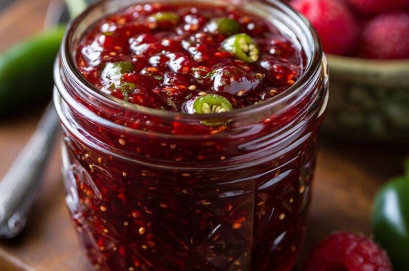 Spicy Raspberry Jalapeno Jam