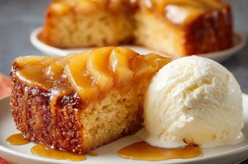 Caramelized Apple Upside-Down Cake