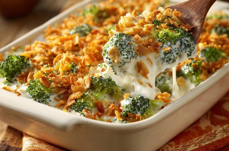 Creamy Baked Broccoli Casserole