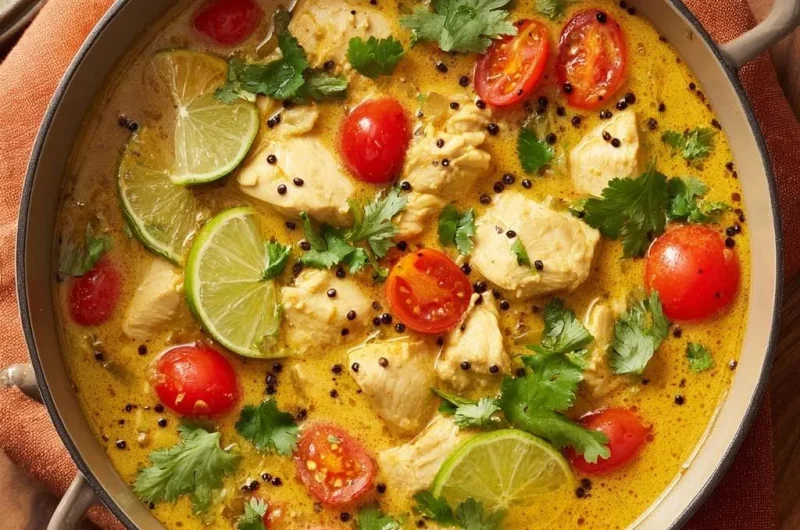 Creamy Coconut Lime Chicken Curry
