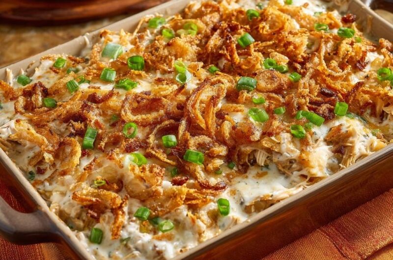 Creamy French Onion Chicken Casserole