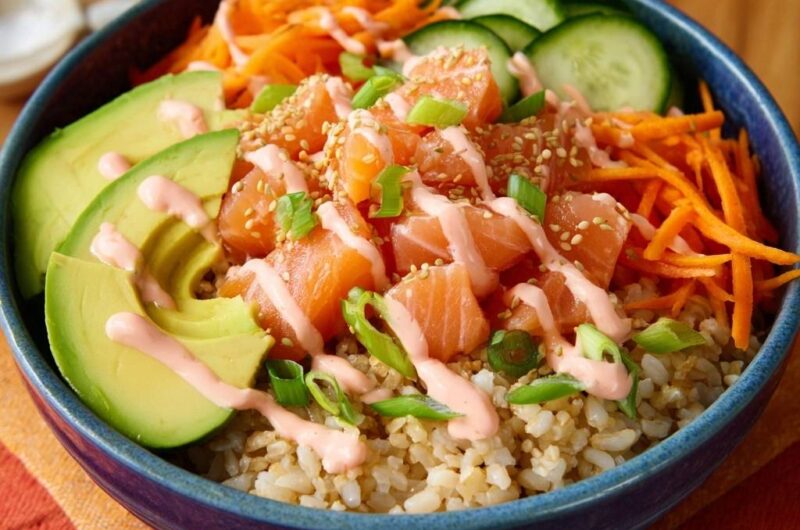 Fresh Salmon Poke Bowl