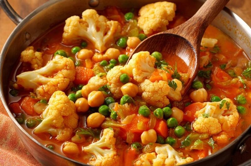 Hearty Cauliflower and Chickpea Stew