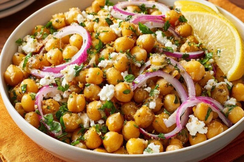 Mediterranean Zesty Chickpea Salad