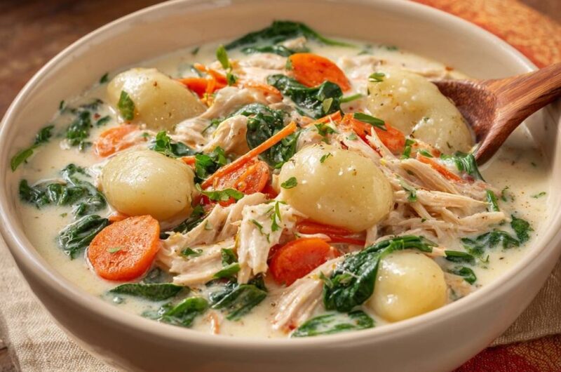 Creamy Chicken Gnocchi Soup